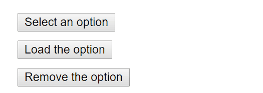 Кнопка перемикання, що відкриває список, реалізований за допомогою шаблону натискання кнопки миші поза елементом та керується мишкою, що показує, що подія закриття працює.